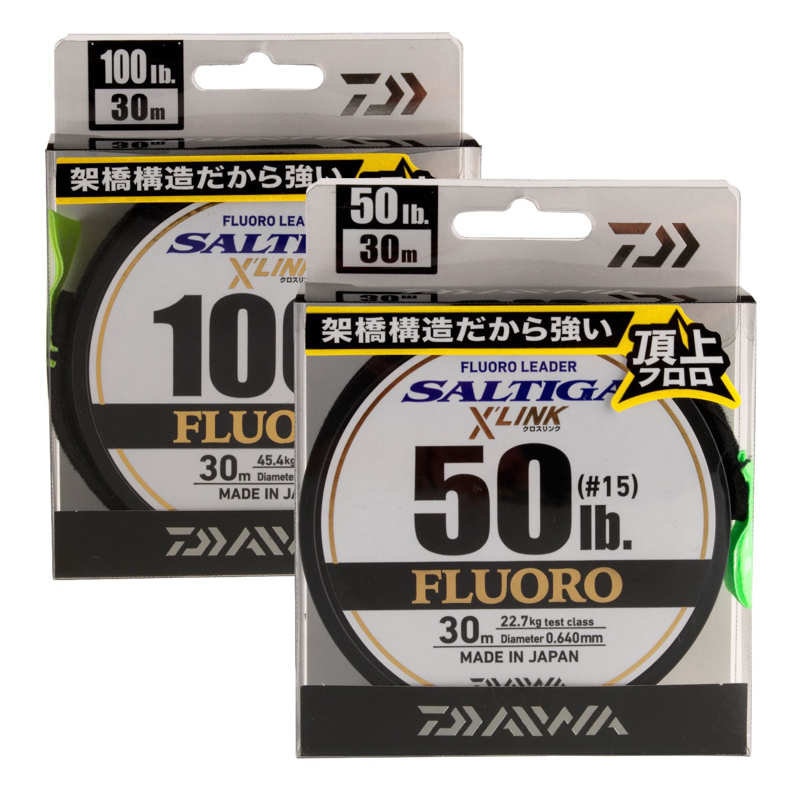 Daiwa Saltiga X'Link Fluorocarbon Leader 30m Vorfachschnur