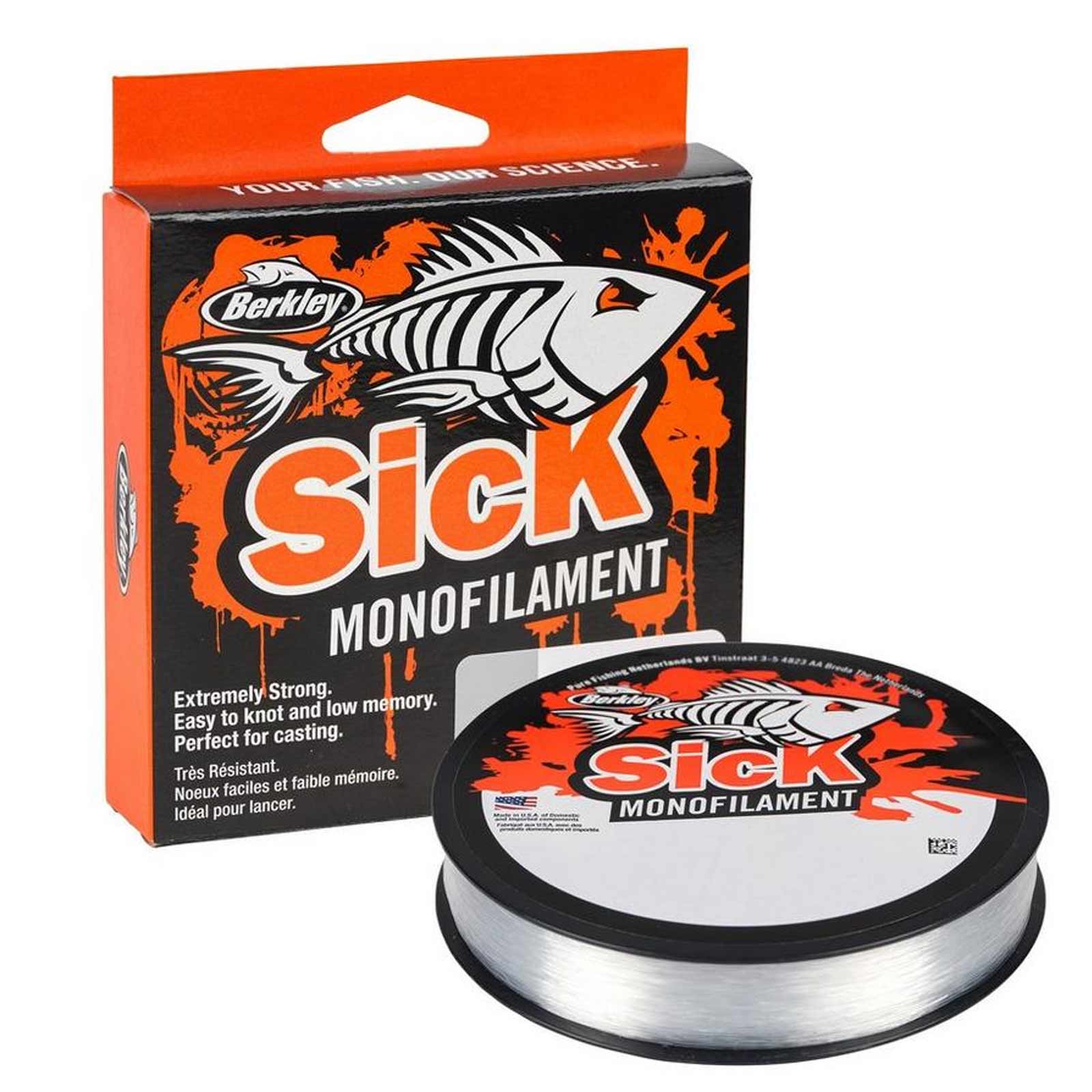 Berkley Sick Monofilament Clear 300m Monofile Angelschnur