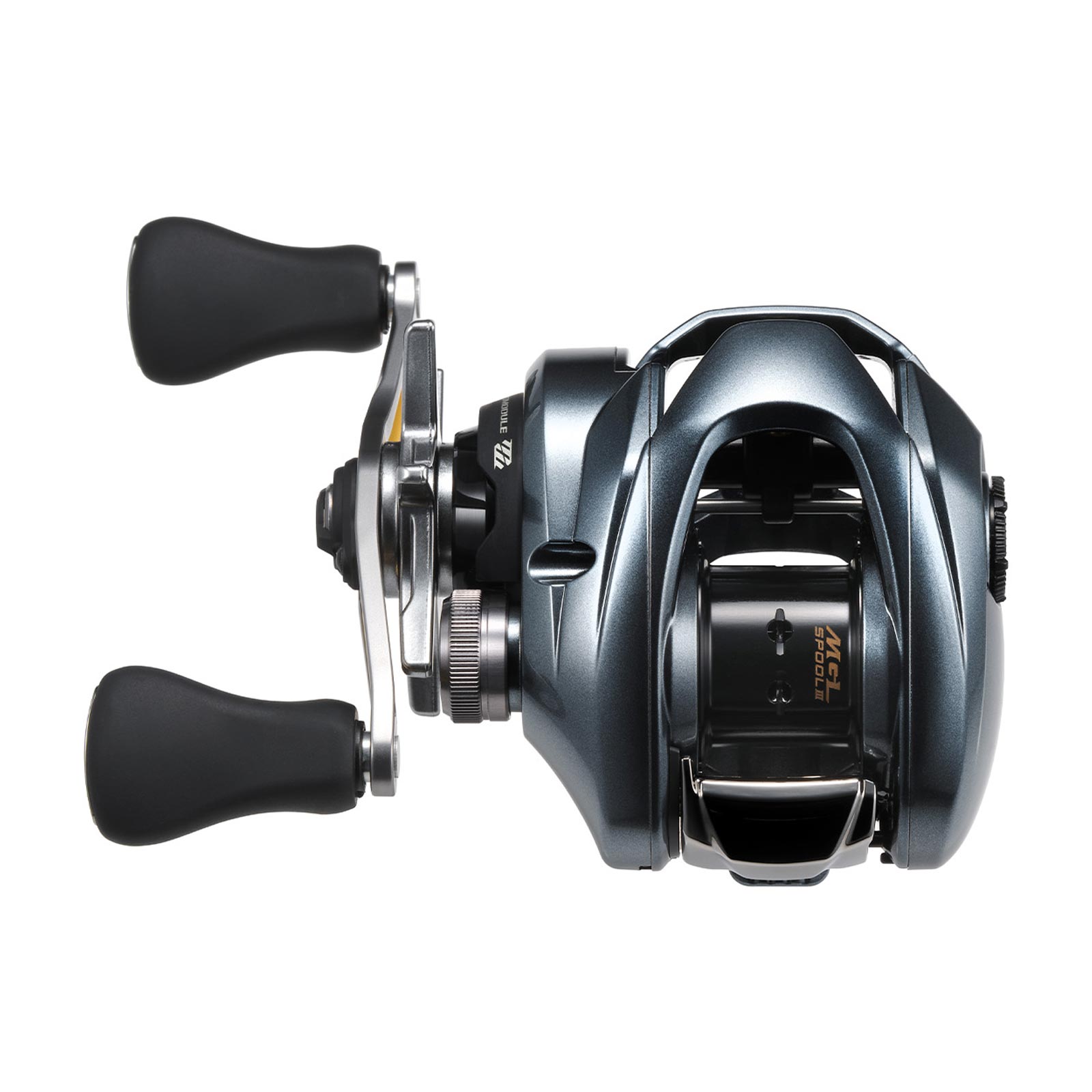 Shimano Aldebaran BFS Linkshand Baitcastrolle Detail2