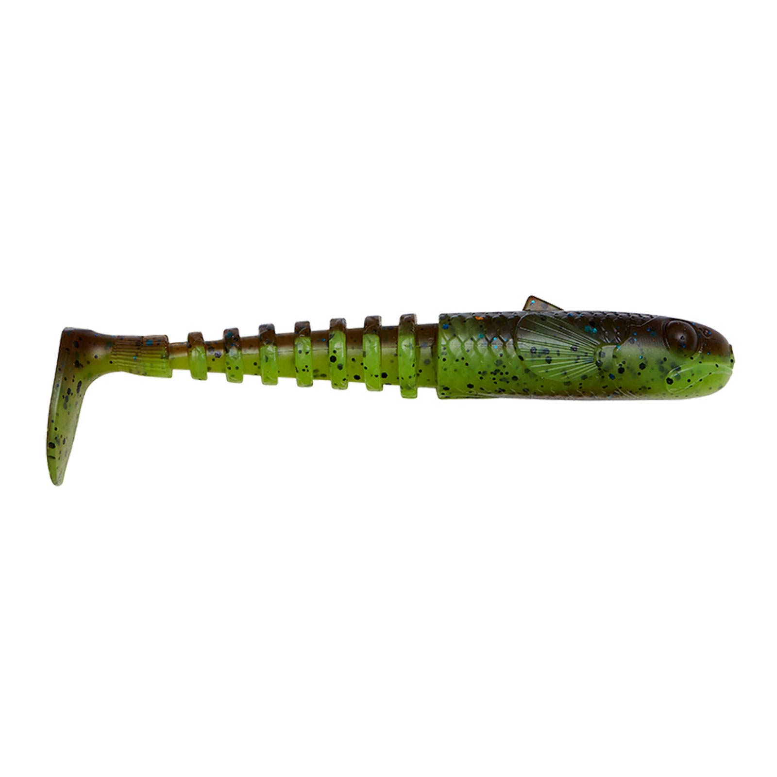 Savage Gear Gobster Shad Chartreuse Pumpkin 5 Stück Gummifisch