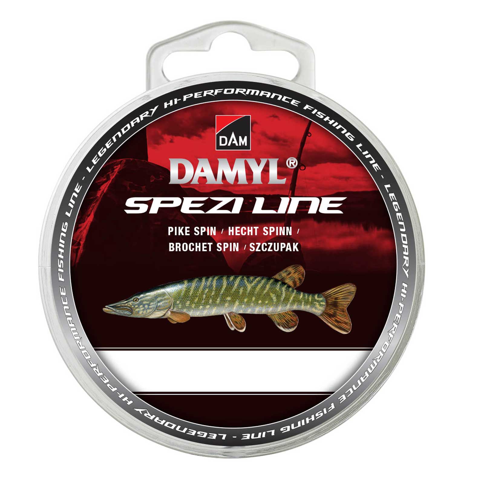 DAM Damyl Spezi Line Pike 300m 0,35mm 9,7kg Light Grey Angelschnur Hecht