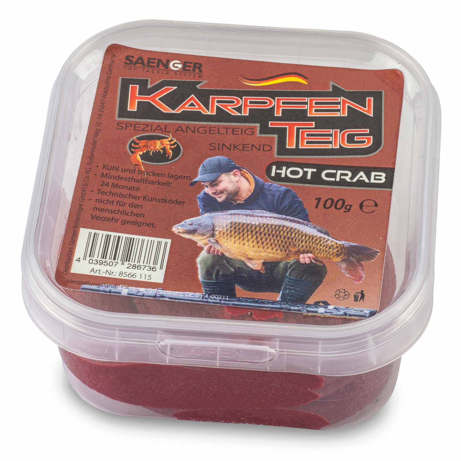 Sänger Karpfenteig 100g Hot Crab