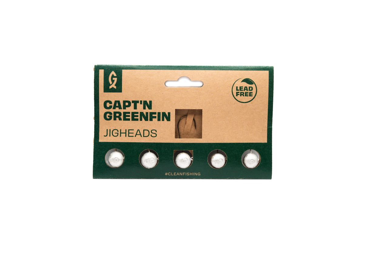 Capt`n Greenfin Leadfree Round Jig Jighead Detail 1