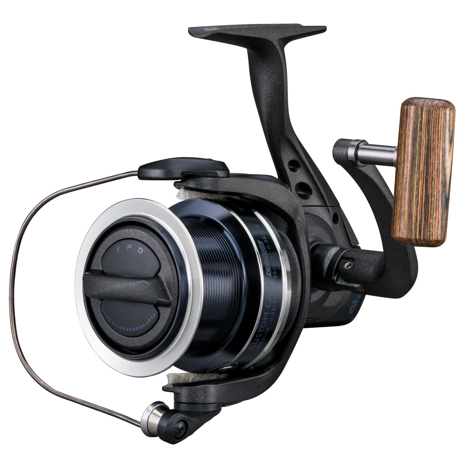 Okuma Custom Carp Cc-7000 Karpfenrolle Detail