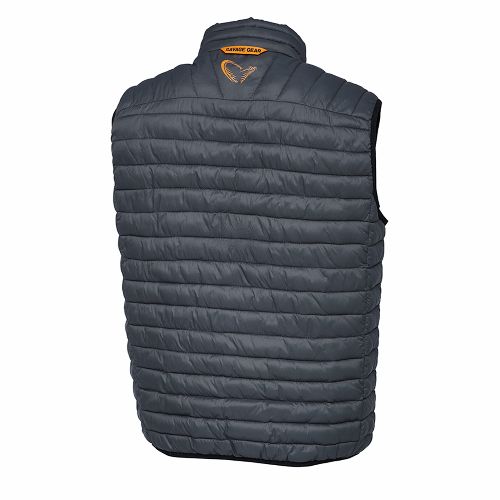 Savage Gear Ripple Quilt Vest Castlerock Grey Weste Detail1