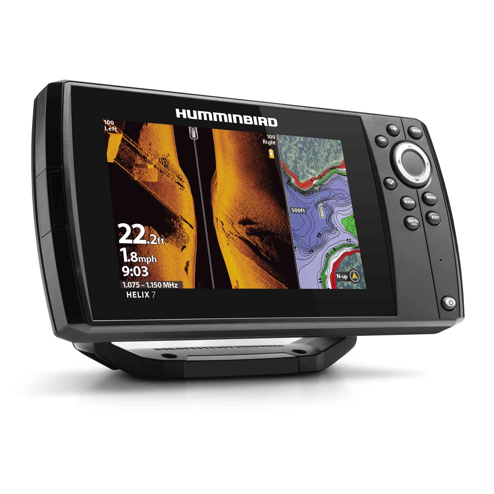 Humminbird Helix 7 Chirp GPS Mega SI G4 Side Imaging GPS Kartenplotter Echolot - Komplett mit Geber 1