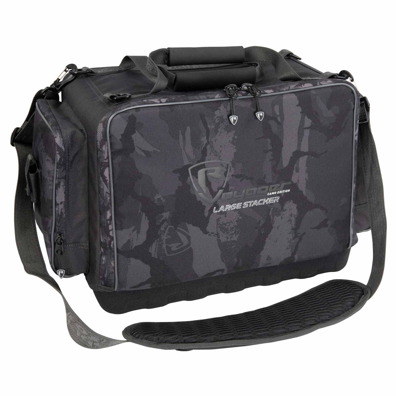 Fox Rage Voyager Camo Large Stacker Angeltasche mit Boxen