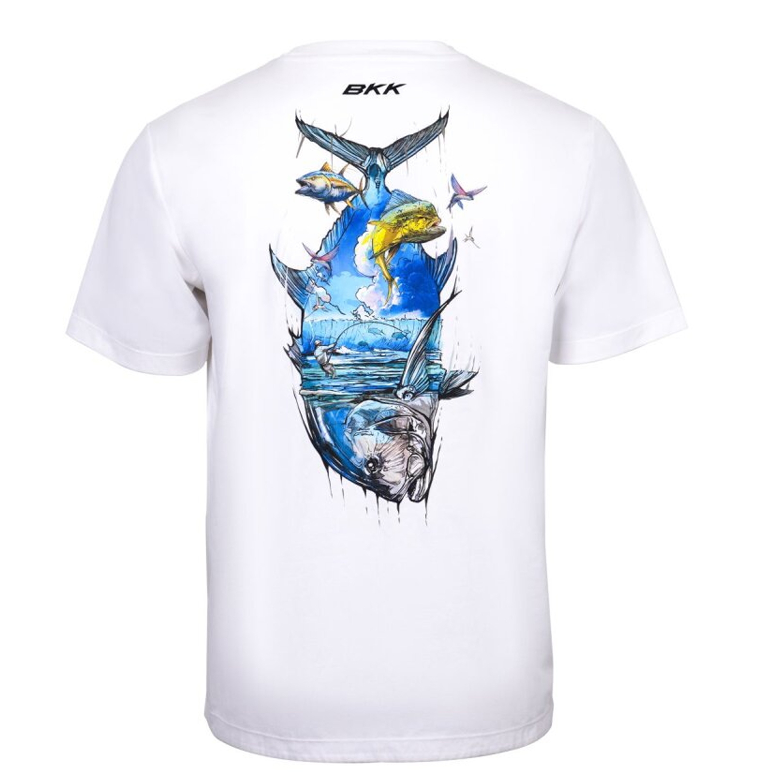 BKK Short Sleeve Casual Shirt - Brand Values Gt - White T-Shirt_back