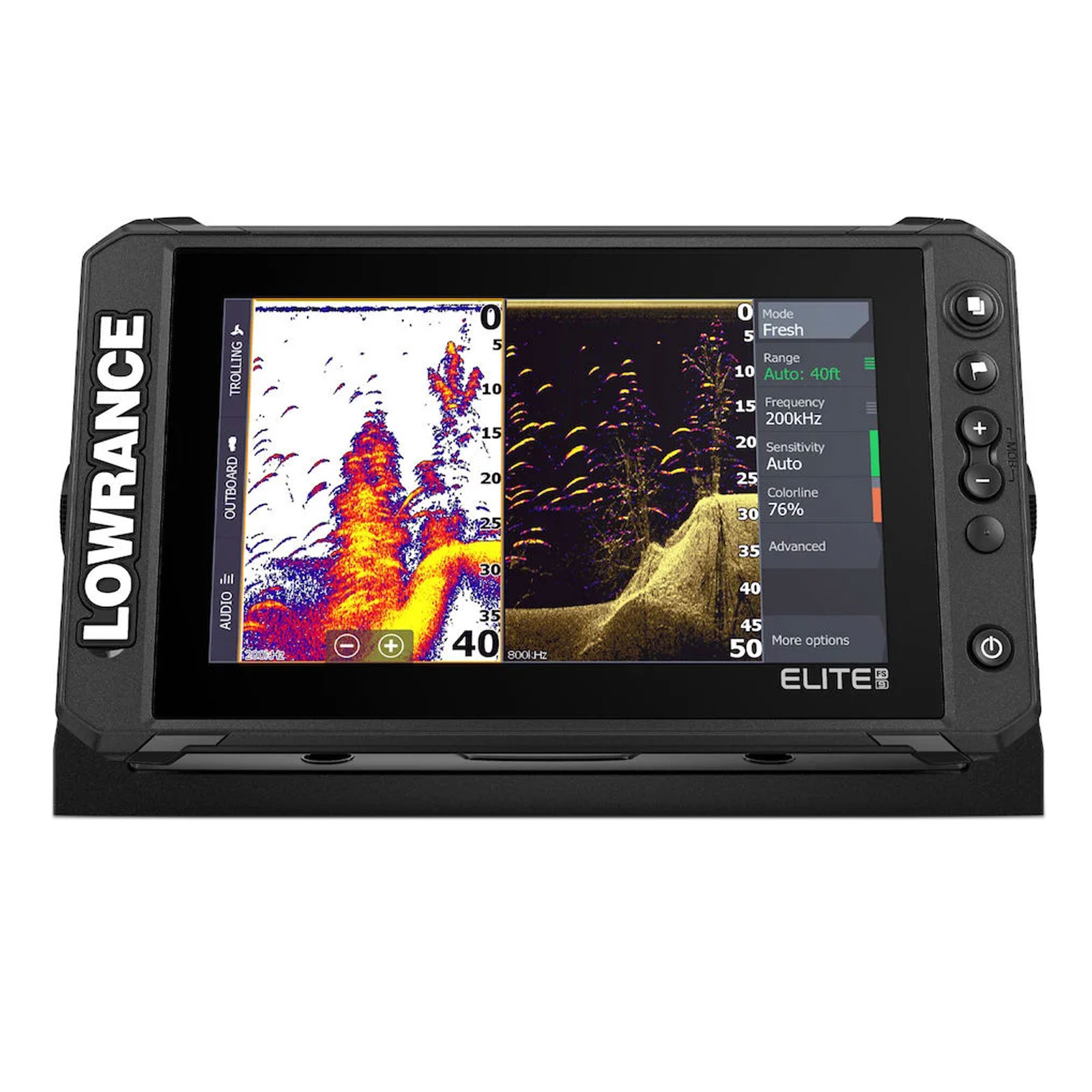 Lowrance Elite FS 9 Active Imaging™ 3-in-1 Festmontage Echolot mit Geber