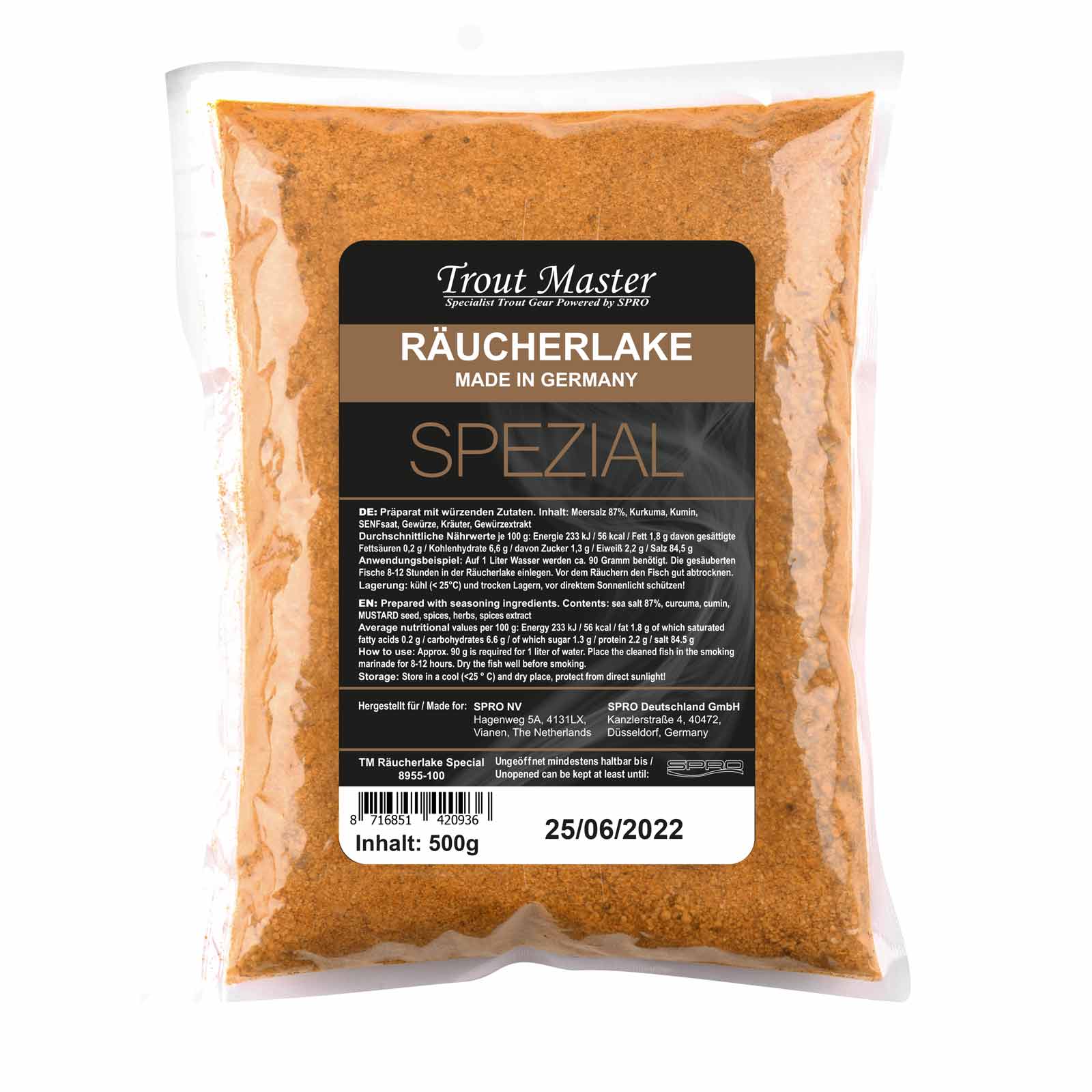 Spro Trout Master Fisch-Räucherlake Spezial 500g  