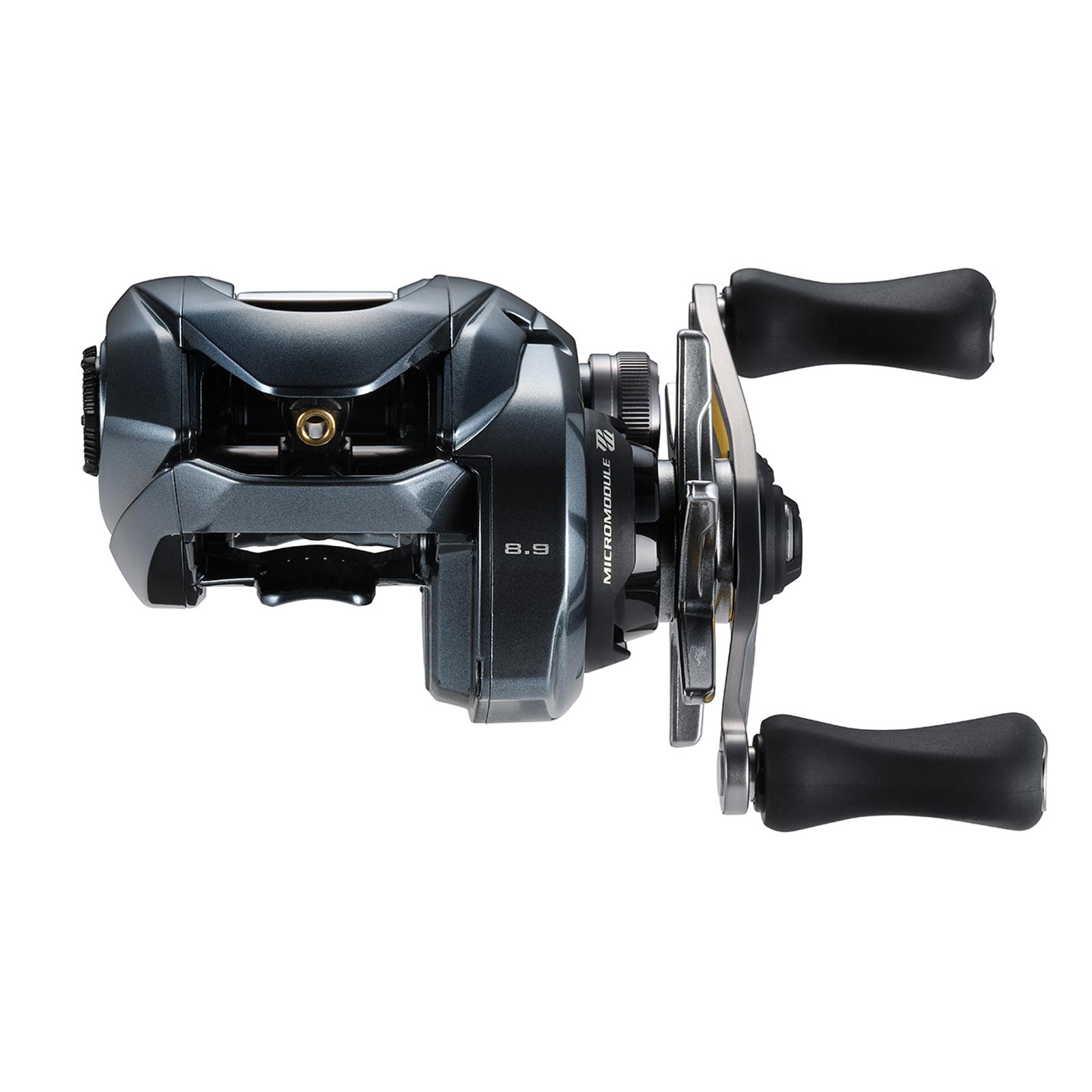 Shimano Aldebaran BFS Linkshand Baitcastrolle Detail1