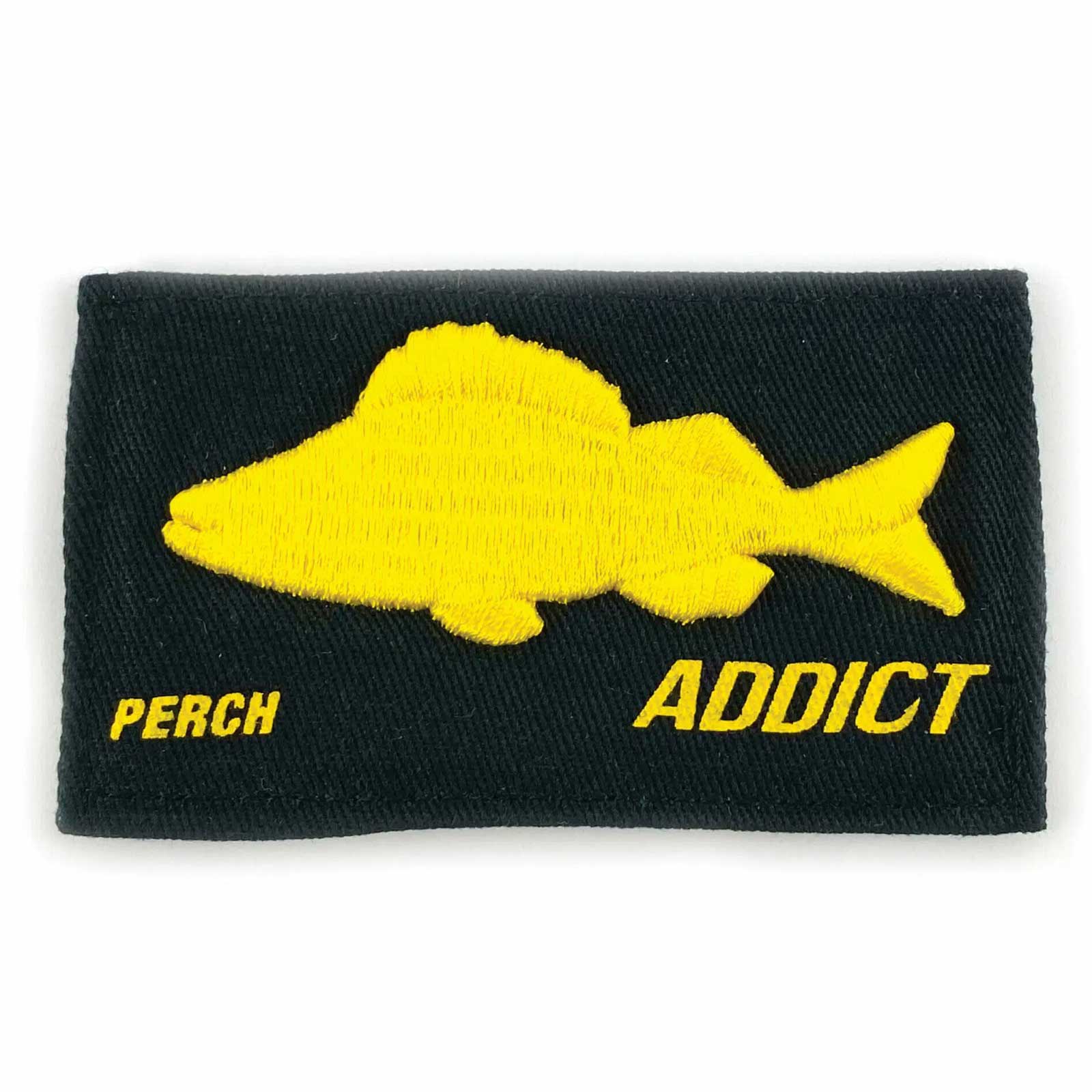 FishXplorer Scratch-Patch Silicone Schwarz Perch Addict