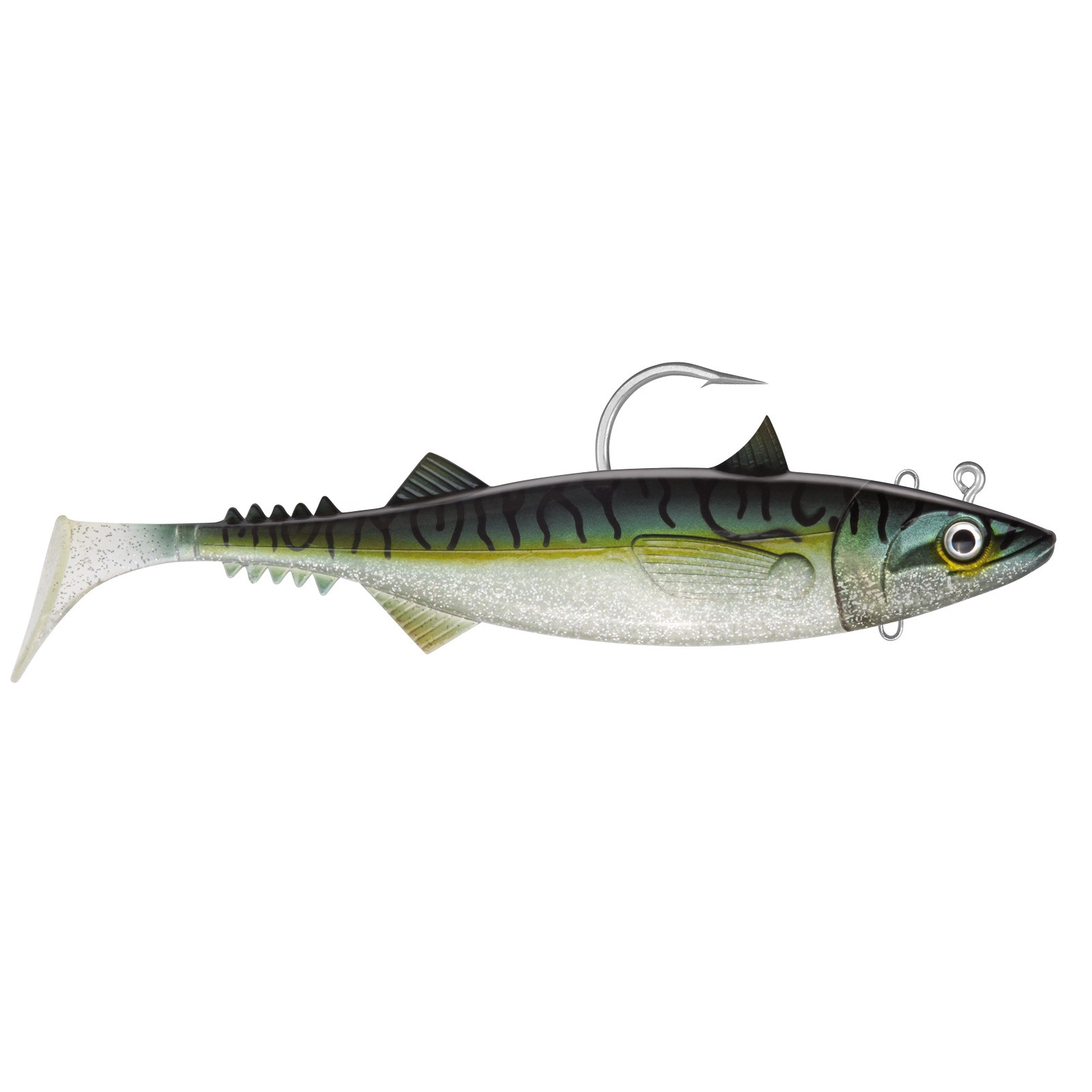 Jackson Sea The Mackerel Green Mackerel Rigged Gummifisch montiert