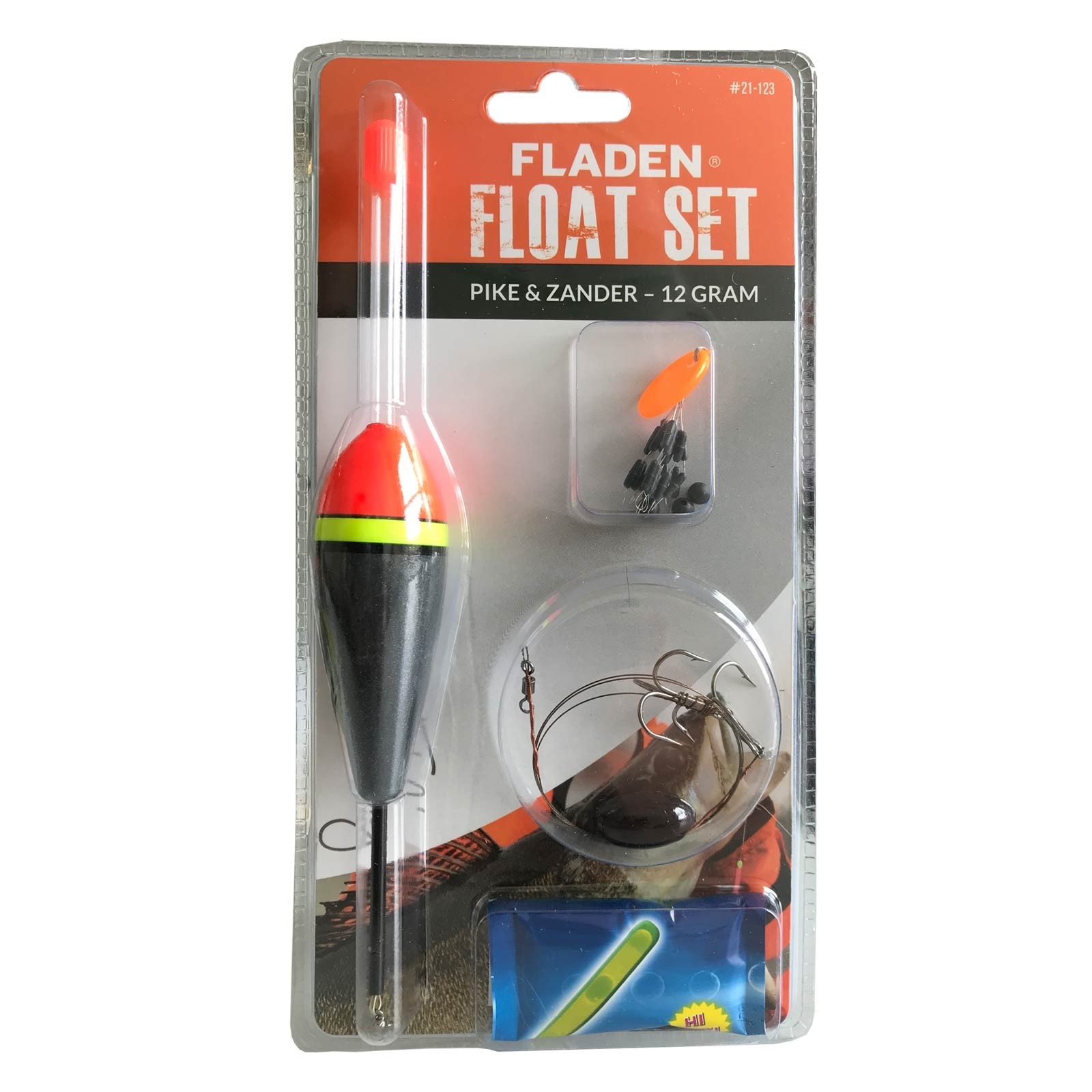 Fladen Köderfisch Knicklichtpose 12g Komplett Set