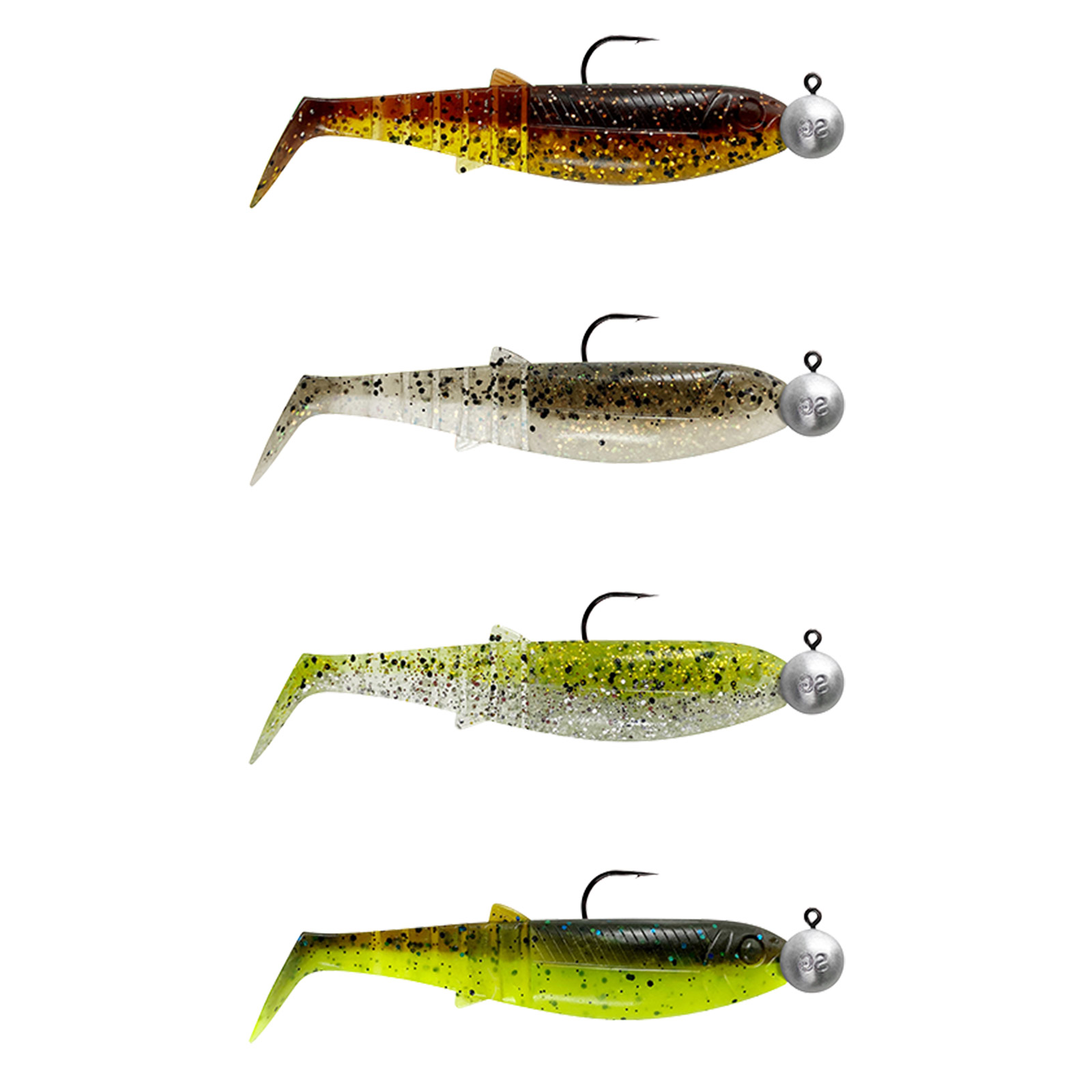 Savage Gear Cannibal Shad Mix Gummifisch Set Clear Water