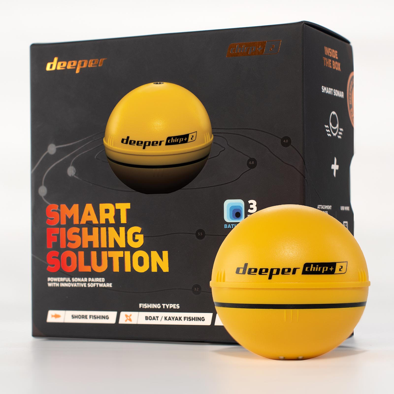 Deeper Chirp+2 Yellow Limited Edition Echolot