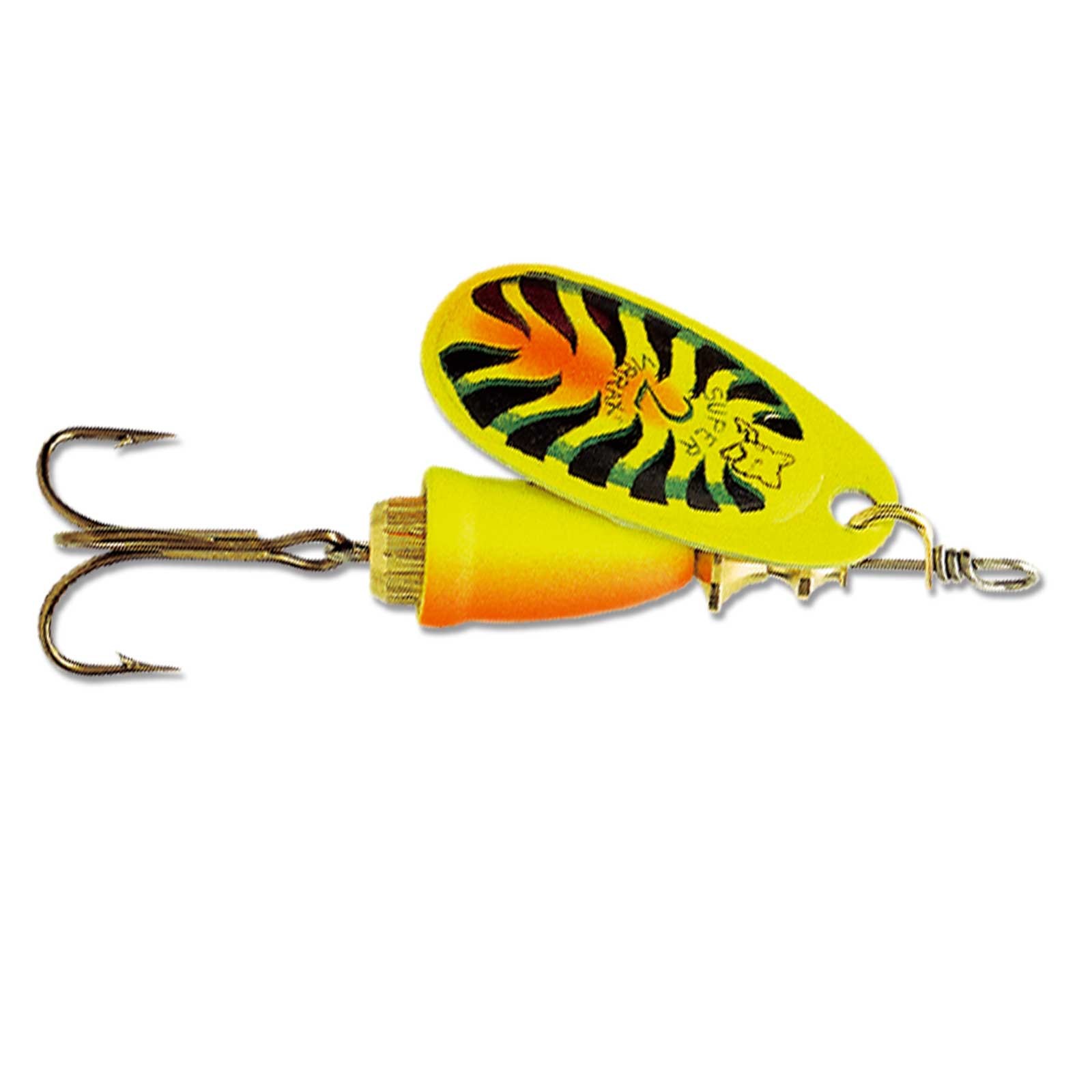 Blue Fox Vibrax Fluorescent FTP Firetiger Spinner