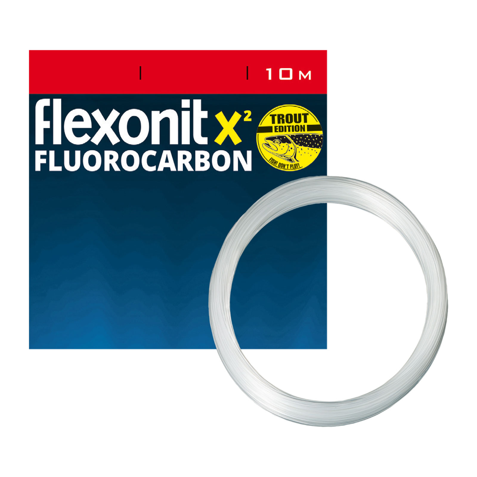 flexonit X² Fluoro Trout 10m Vorfachmaterial