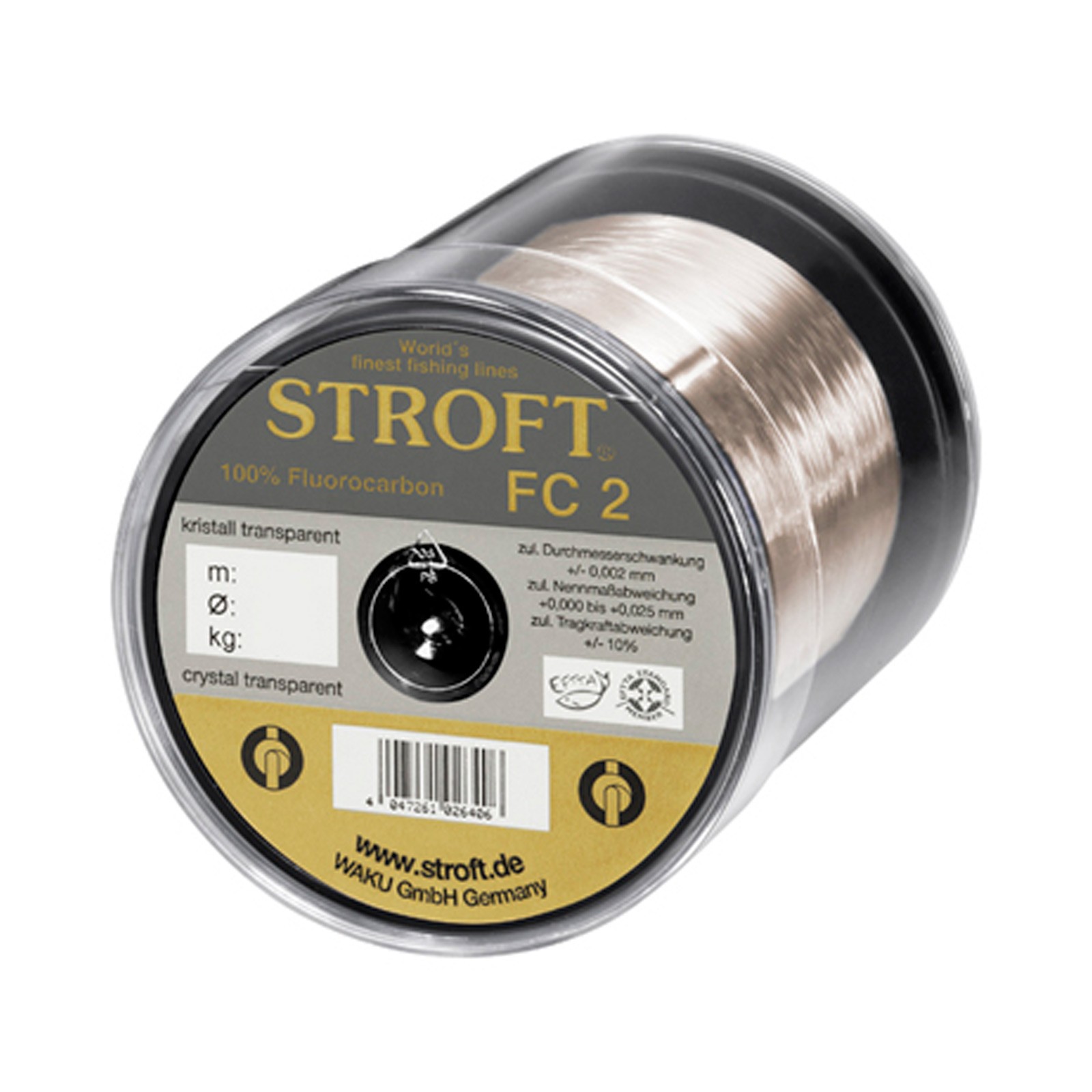 Stroft FC2 250m Kristall Transparent Fluorocarbon Angelschnur