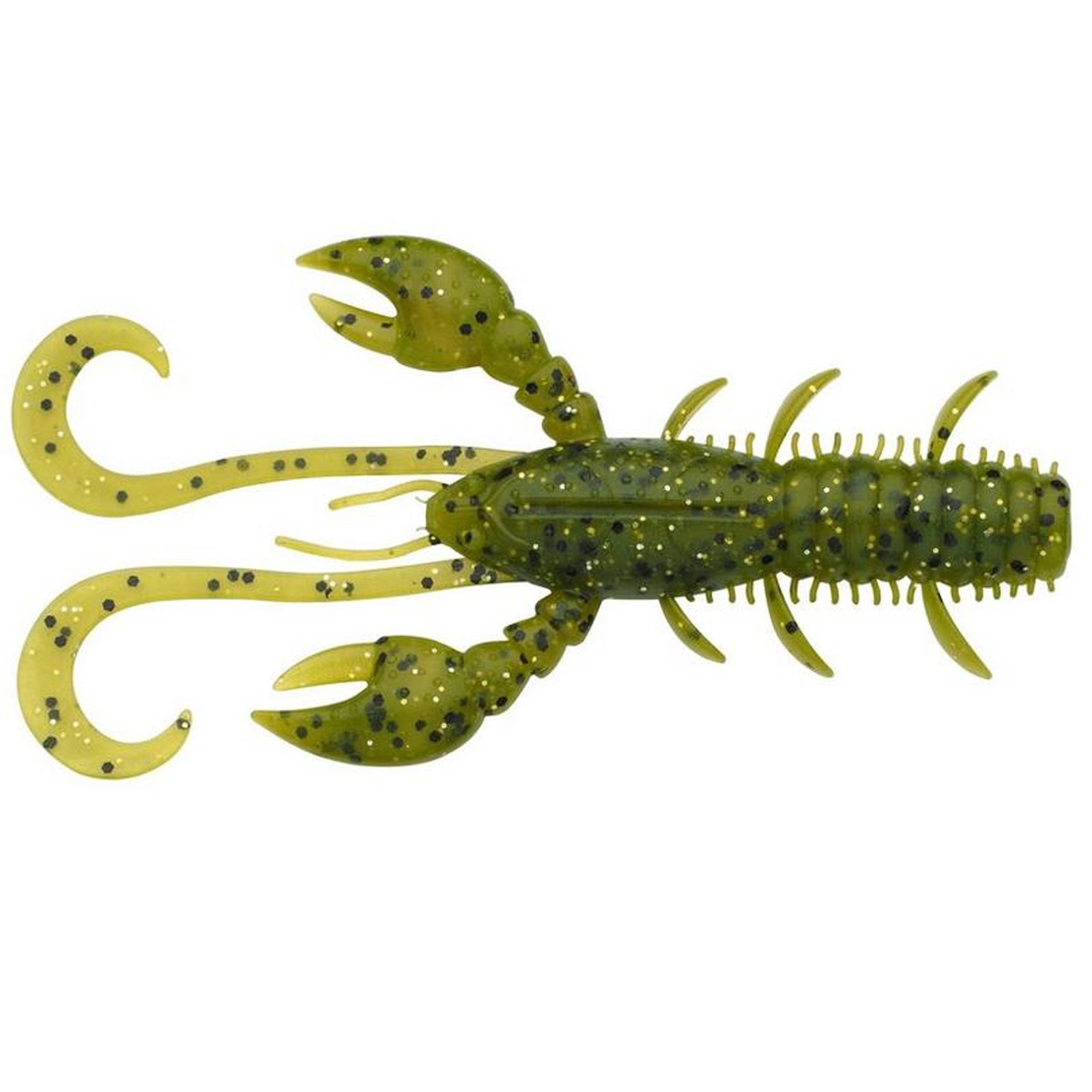 Berkley Pulse Realistic Craw Green Olive Gummikrebs