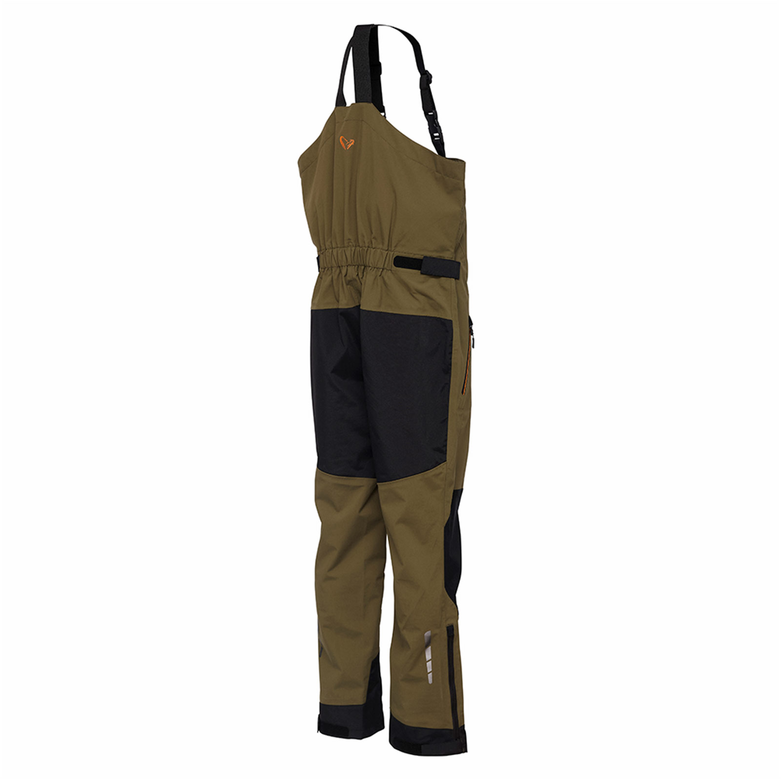 Savage Gear SG4 Bib & Brace Olive Green Latzhose Detail1