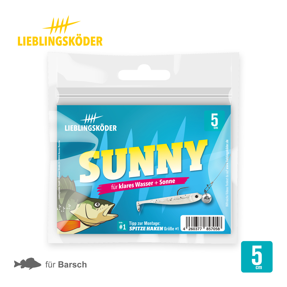 Lieblingsköder 5cm Sunny Gummifisch Verpackung