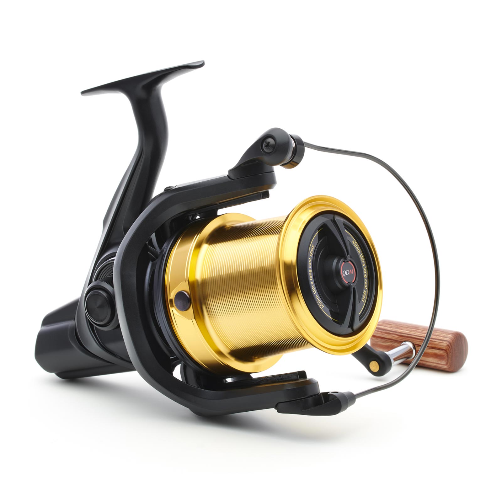 Daiwa 23 EMBLEM 45 SCW QD-OT Big Pit Karpfenrolle Detail