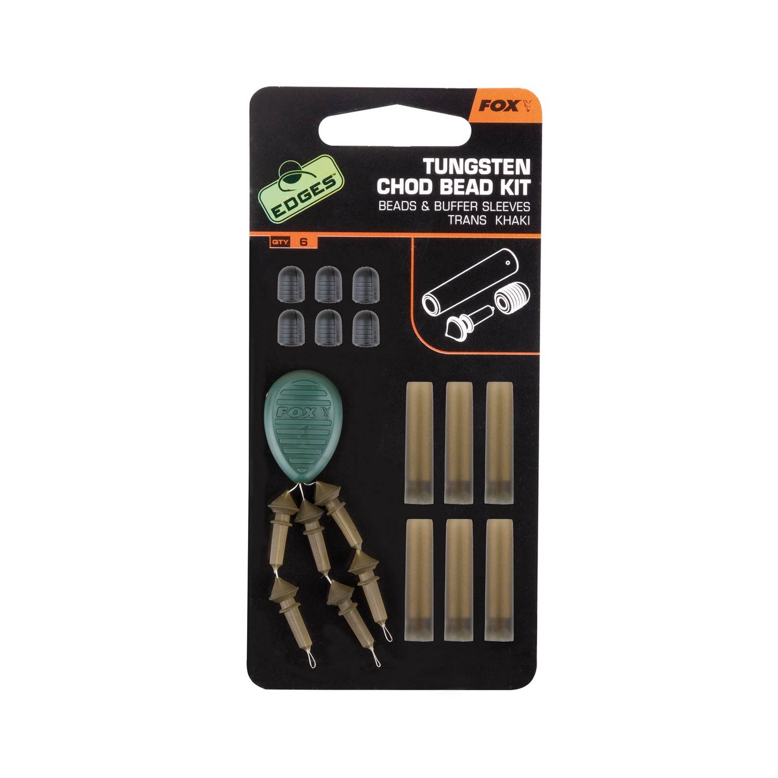 Fox Edges Tungsten Chod Bead Kit 