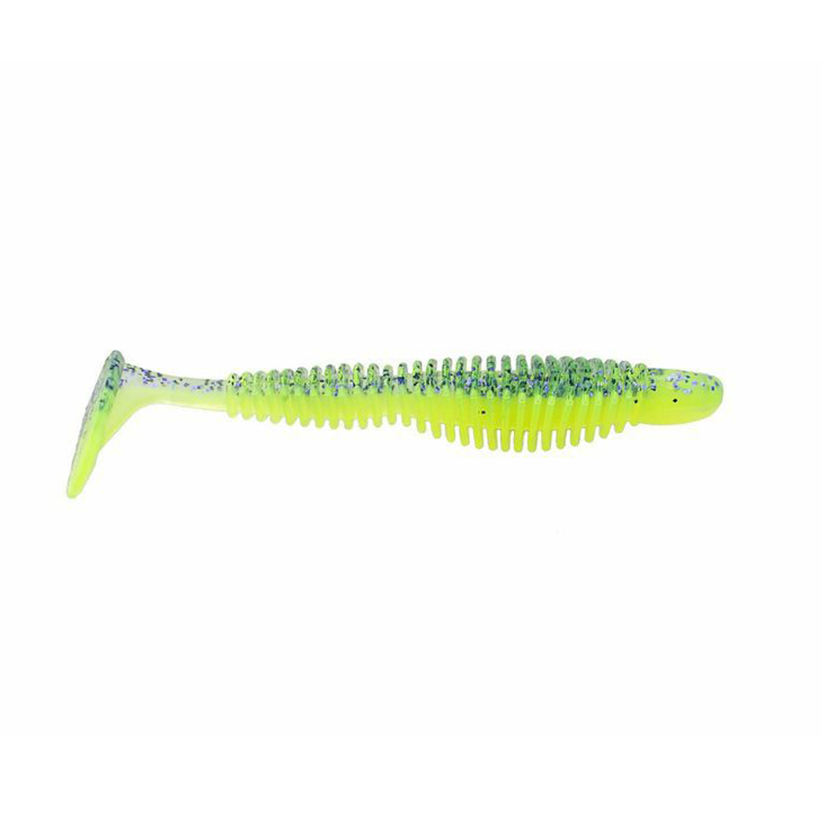 Reins  BA Edition  FAT Bubbling Shad 11,0cm Purple Chartreuse 6Stk. Gummifisch