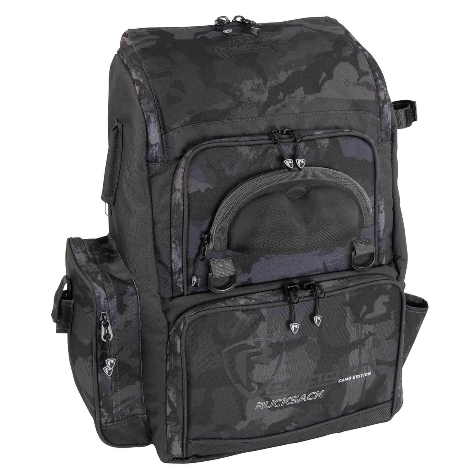 Fox Rage Voyager Camo Rucksack mit Boxen