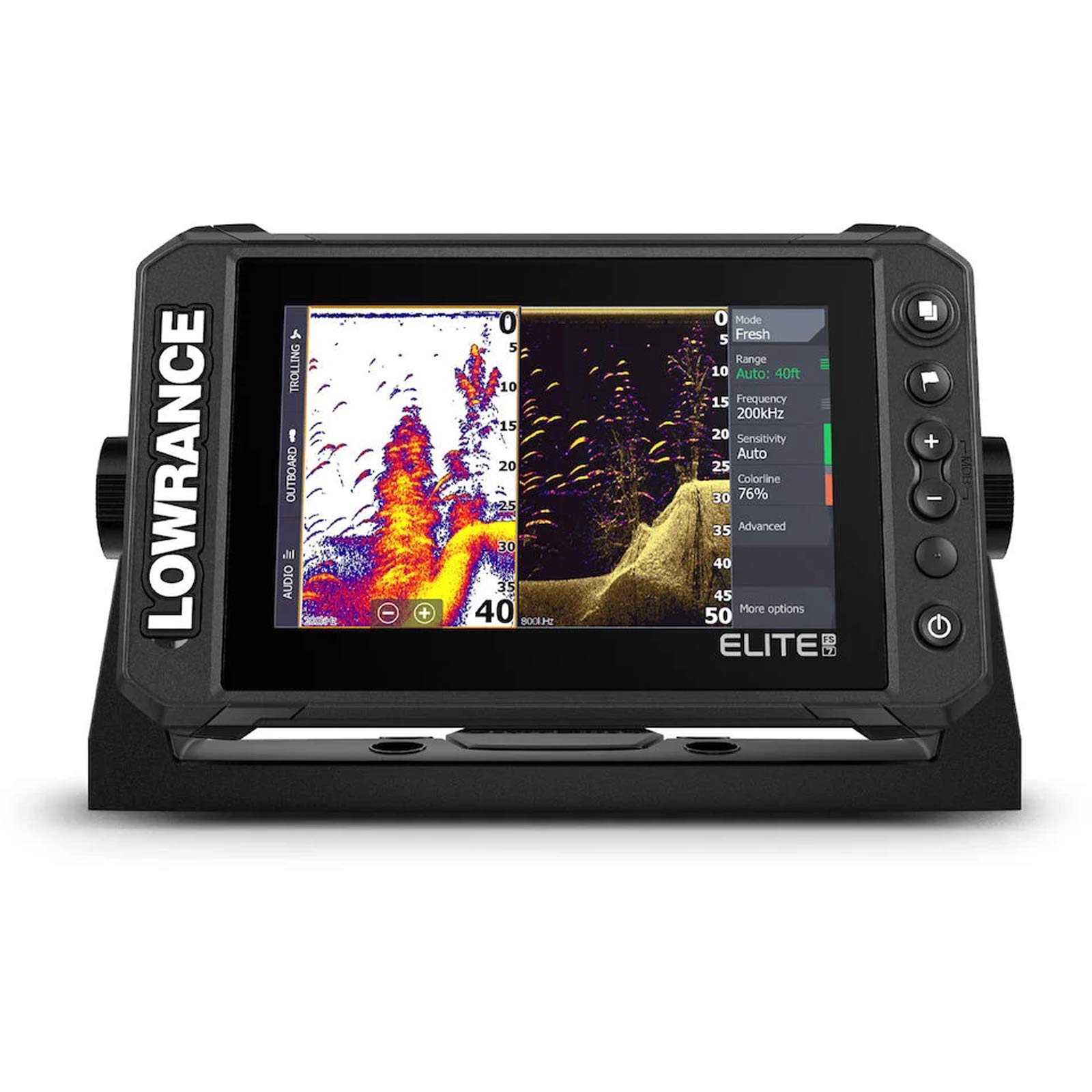 Lowrance Elite FS 7 HDI Festmontage Echolot mit Geber