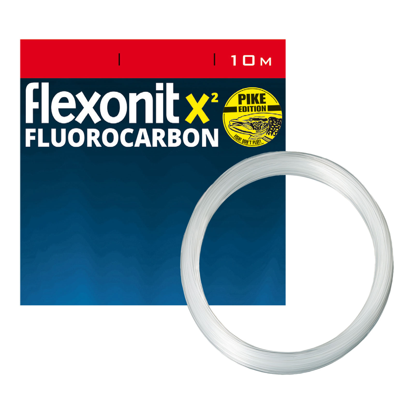 flexonit X² Fluoro Pike 10m Vorfachmaterial