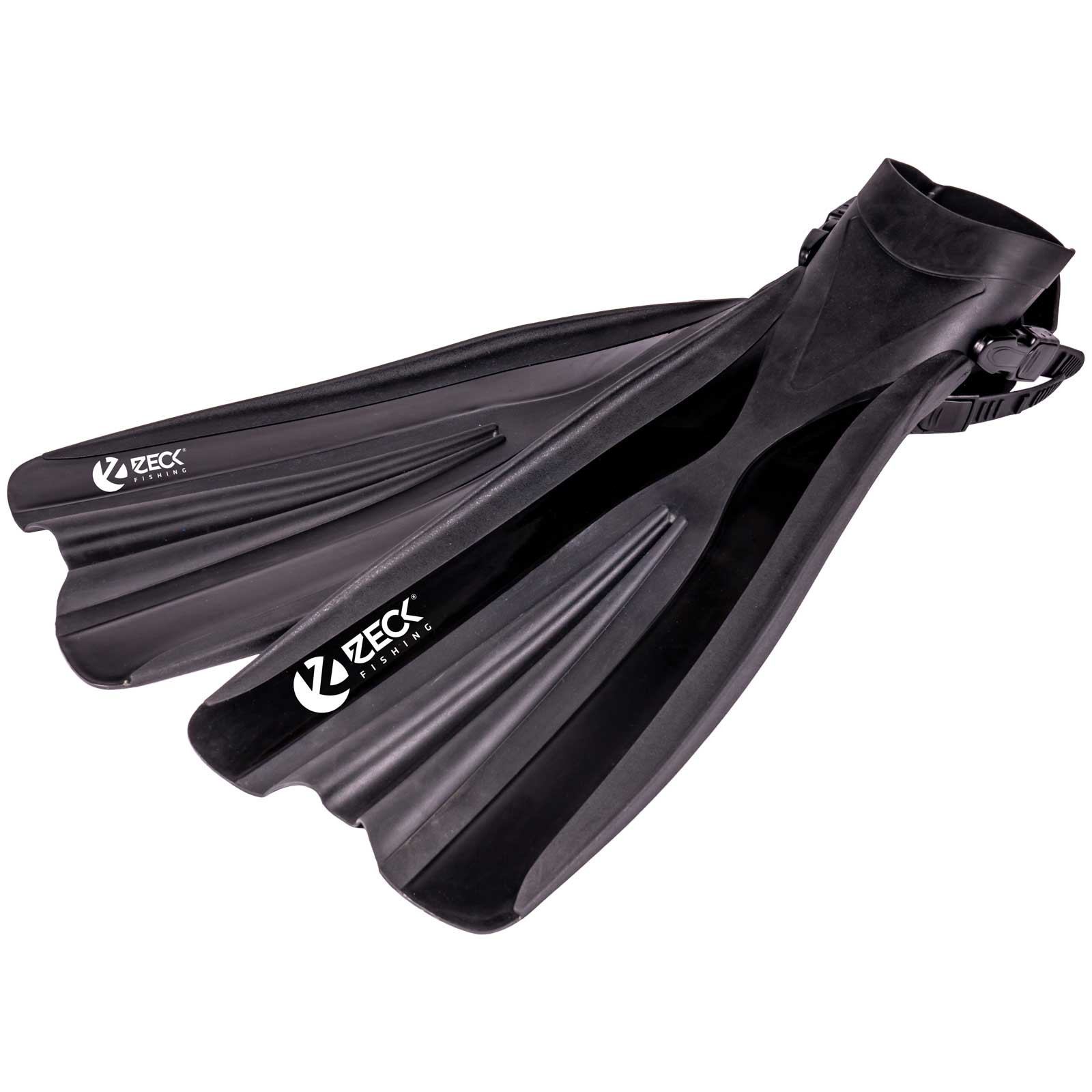 Zeck Belly Boat Fins Long Schwarz Flossen