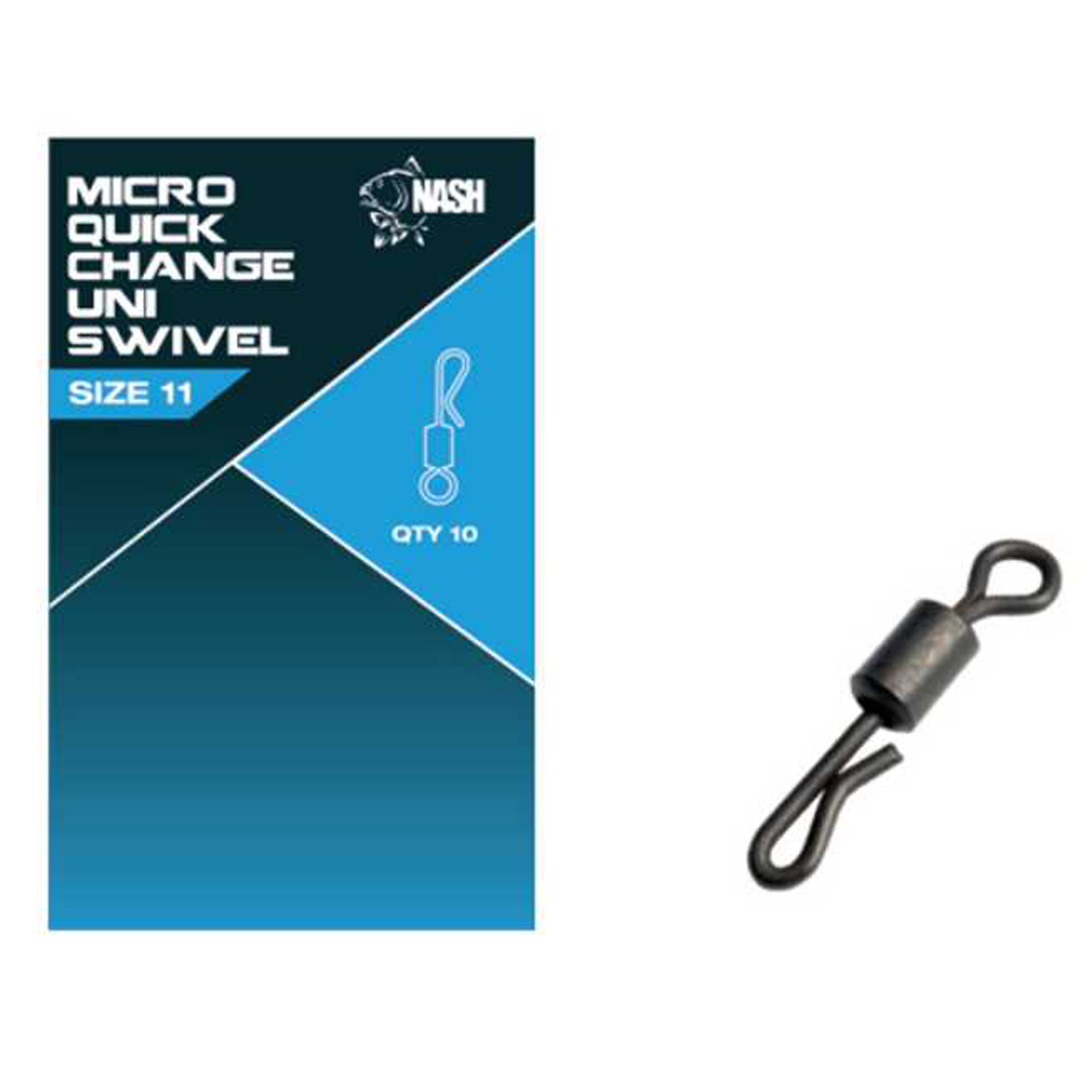 Nash Quick Change Uni Swivel Wirbel Karpfenangeln Zubehör