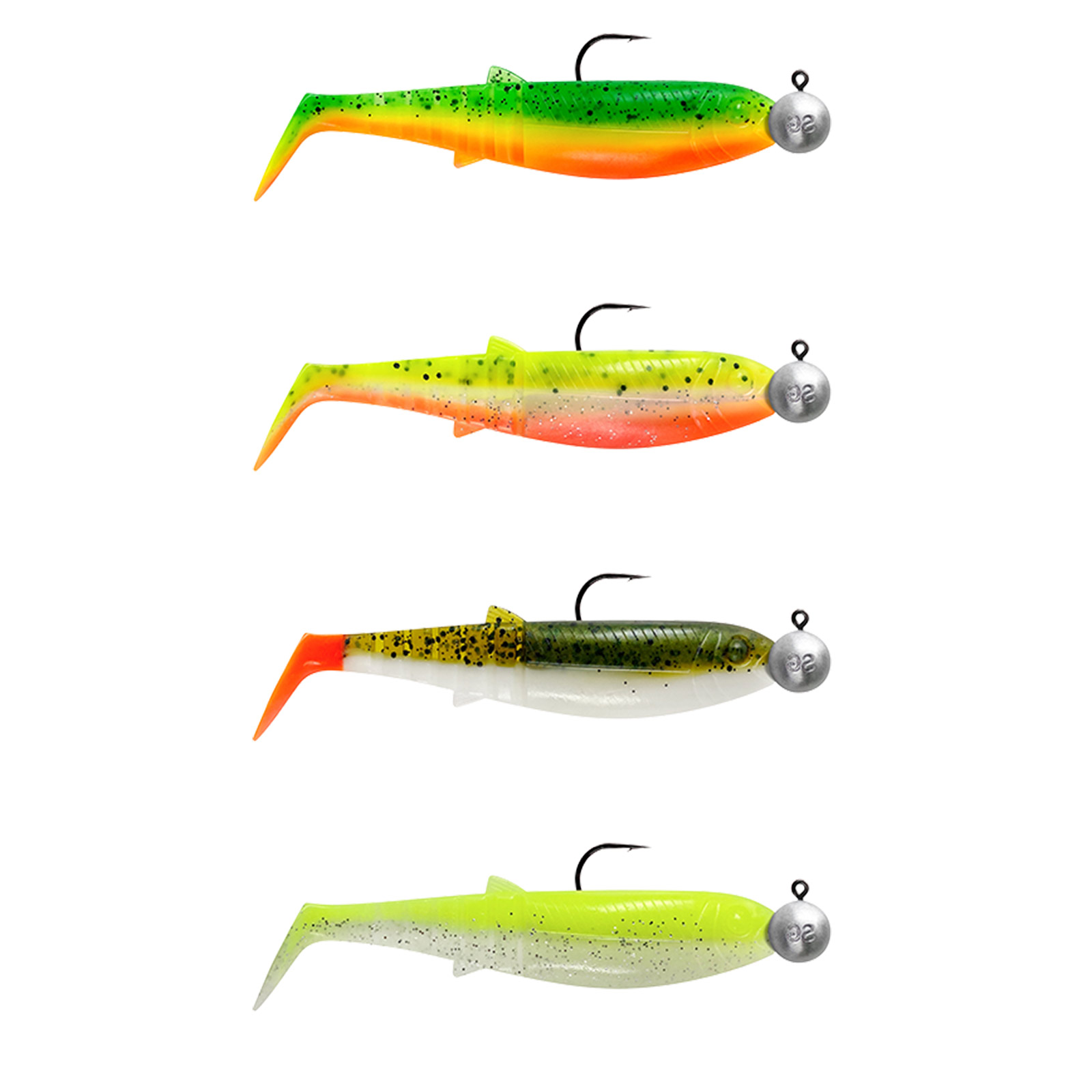 Savage Gear Cannibal Shad Mix Gummifisch Set Dark Water