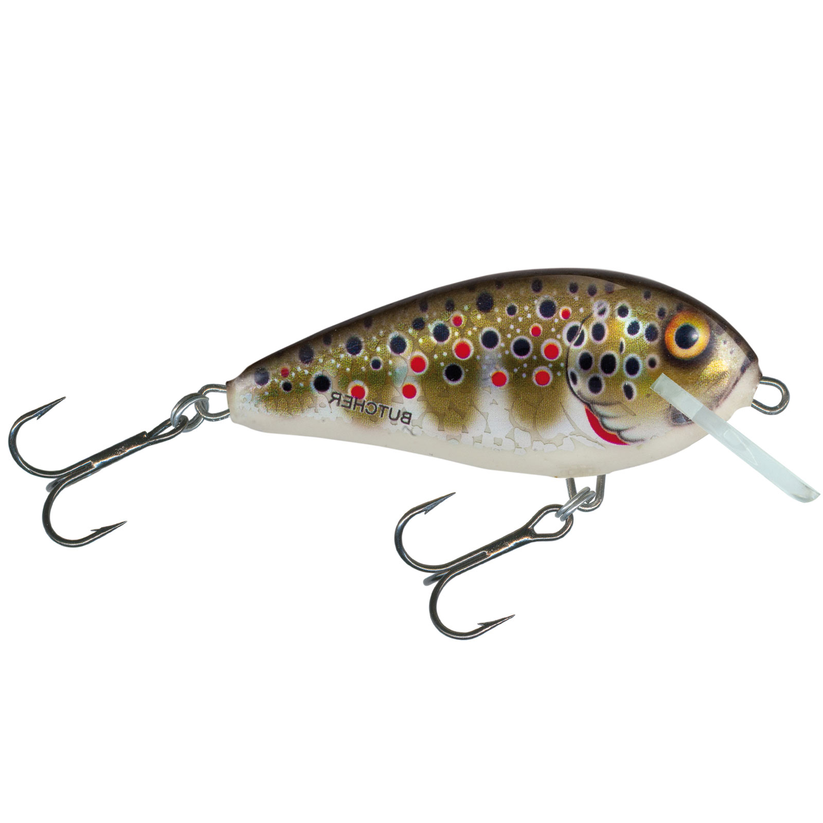 Salmo Butcher Sinking 5cm Holographic Brown Trout Wobbler