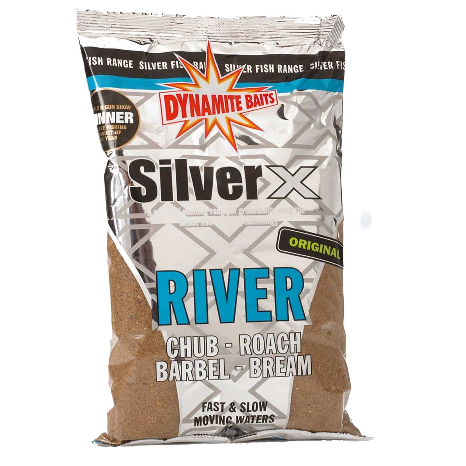 Dynamite Baits Silver X River Original 1 kg Grundfutter Feederfutter