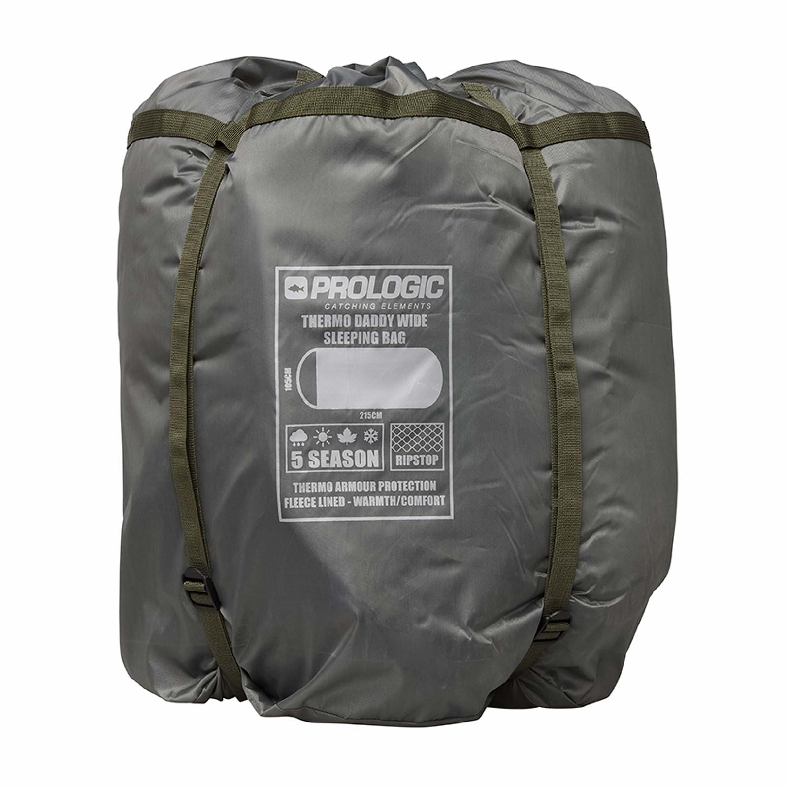 Prologic Element Thermo Daddy Sleeping Bag 5 Season 215X105cm Schlafsack Detail