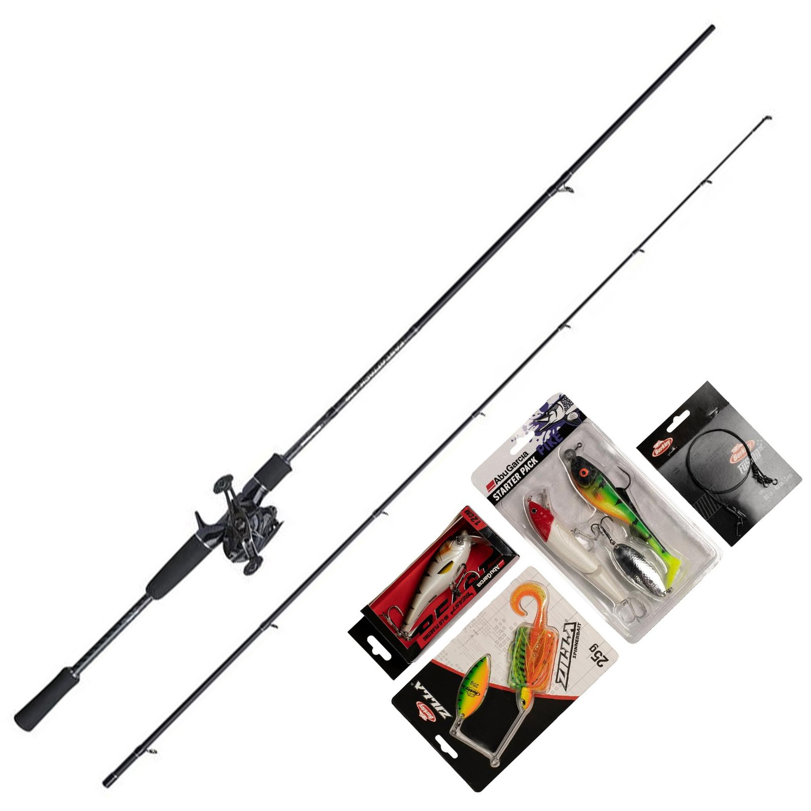 Abu Garcia Fast Attack Pro 210 20-70g Pike Komplett-Angelset