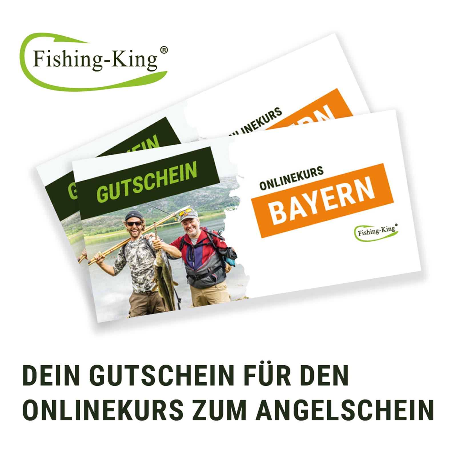 Fishing King Gutschein Onlinekurs zum Angelschein Bayern