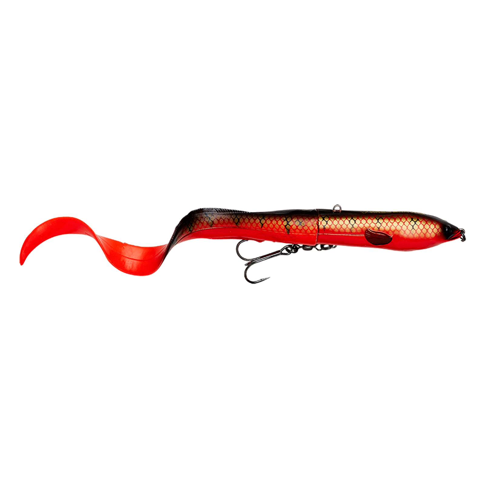 Savage Gear 3D Hard Eel 2+1 Teile Black n Red Kunstköder