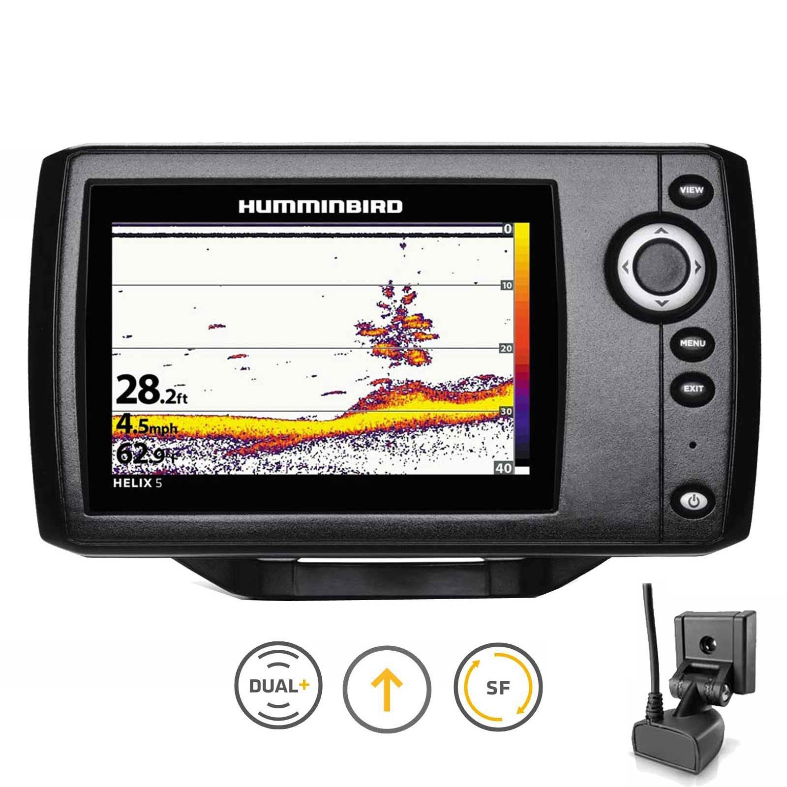 Humminbird Helix 5 Sonar Echolot G2 - Komplett mit Geber Google