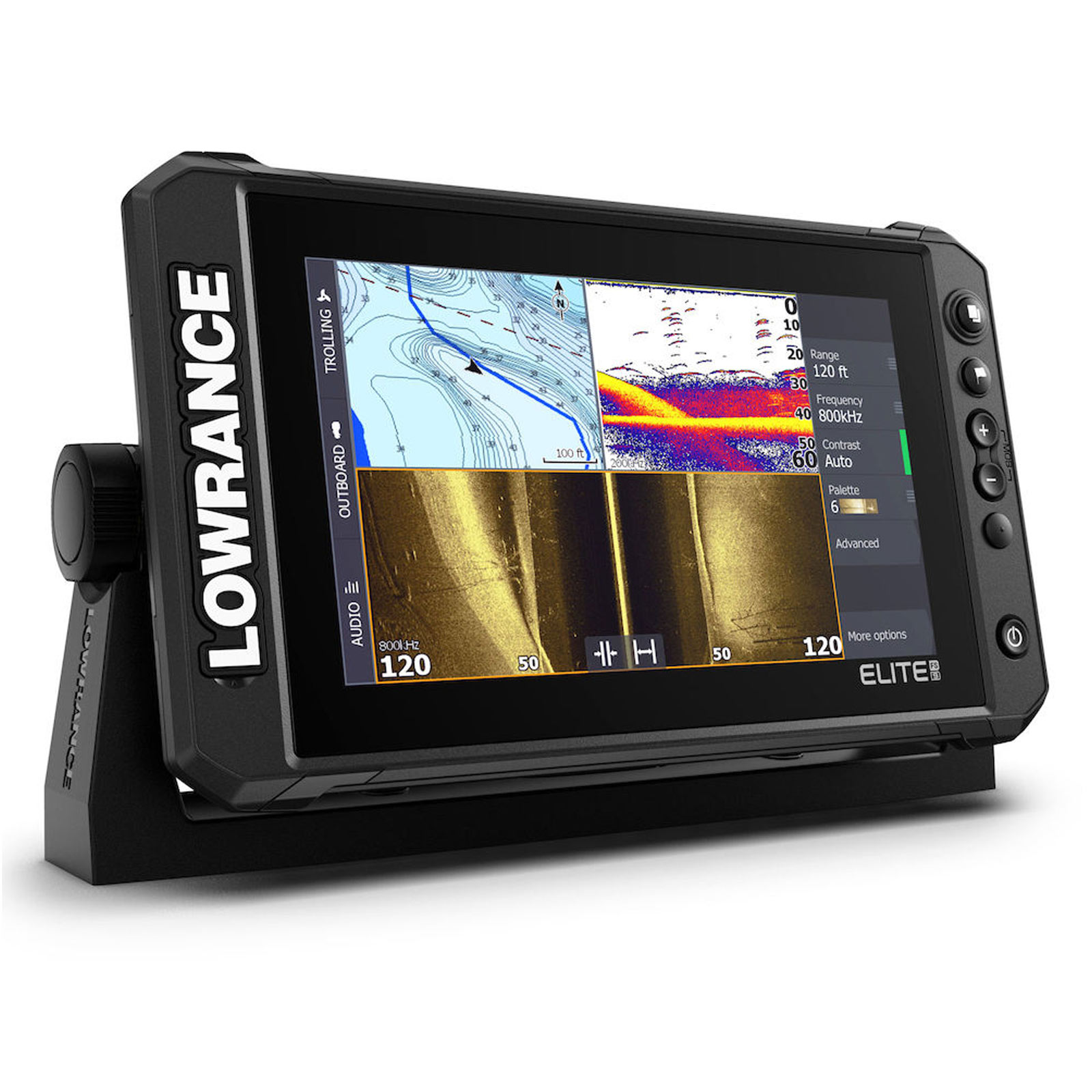 Lowrance Elite FS 9 Active Imaging™ 3-in-1 Festmontage Echolot mit Geber Detail 3