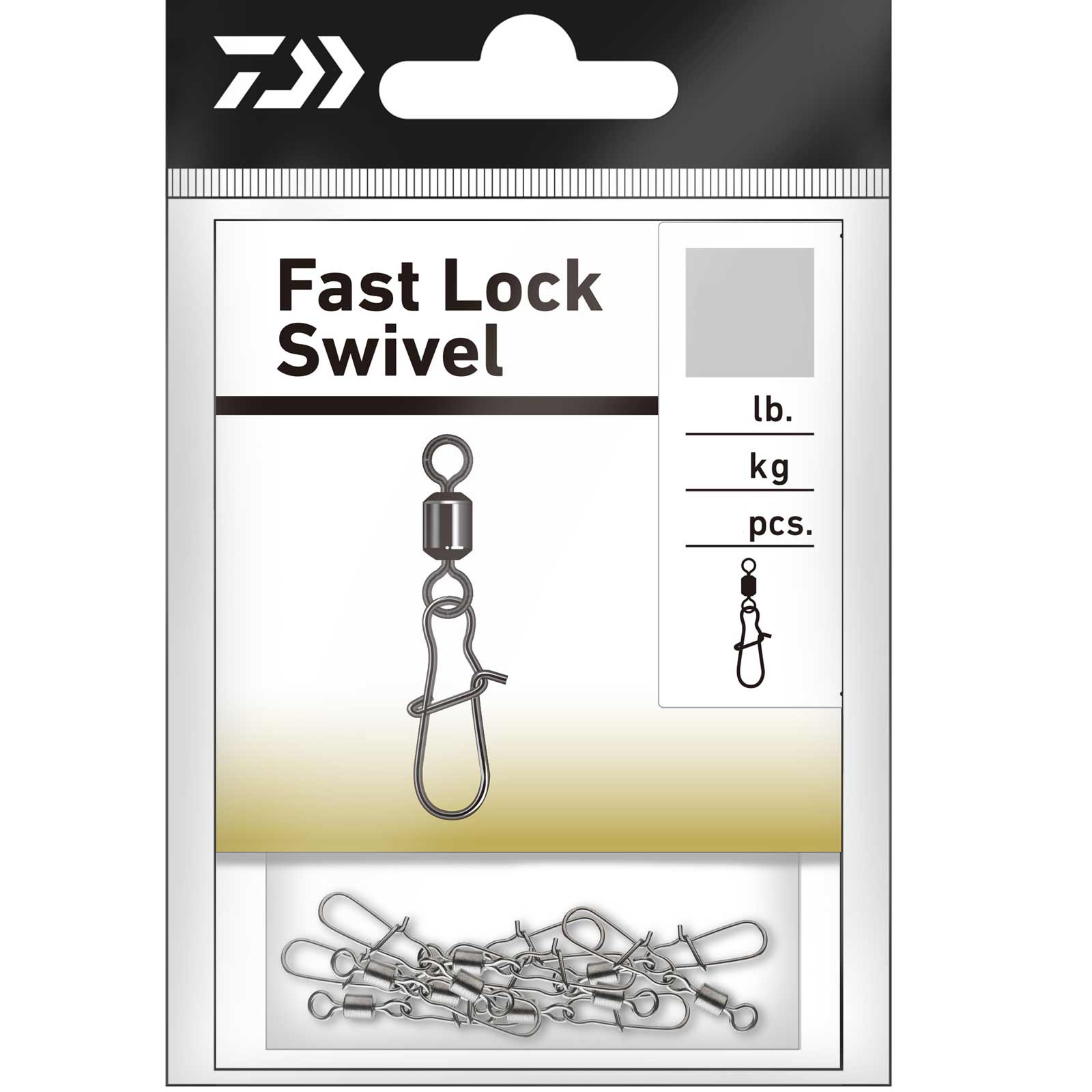 Daiwa Fast Lock Wirbel & Karabiner Detail