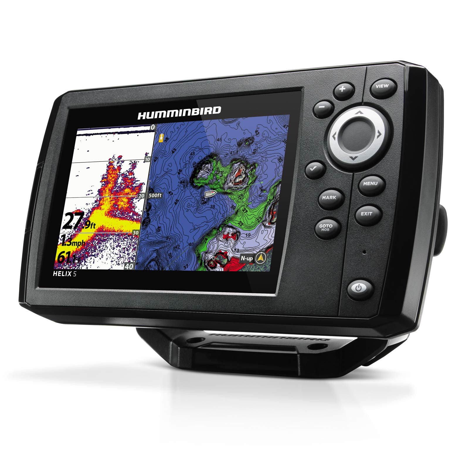 Humminbird Helix 5 Chirp GPS G3 GPS Kartenplotter Echolot - Komplett mit Geber 2