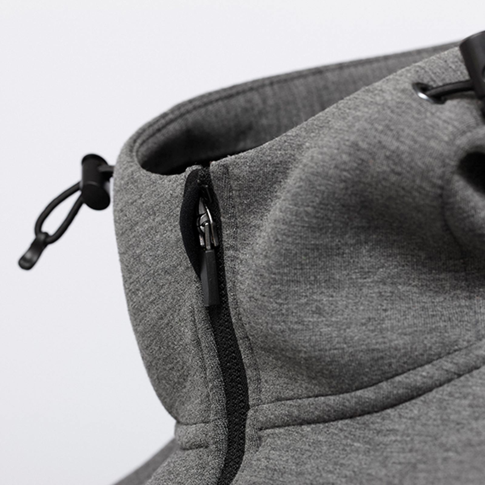 Savage Gear Tec-Foam Zip Hoodie Dark Grey Melange Kapuzen-Pullover Detail2