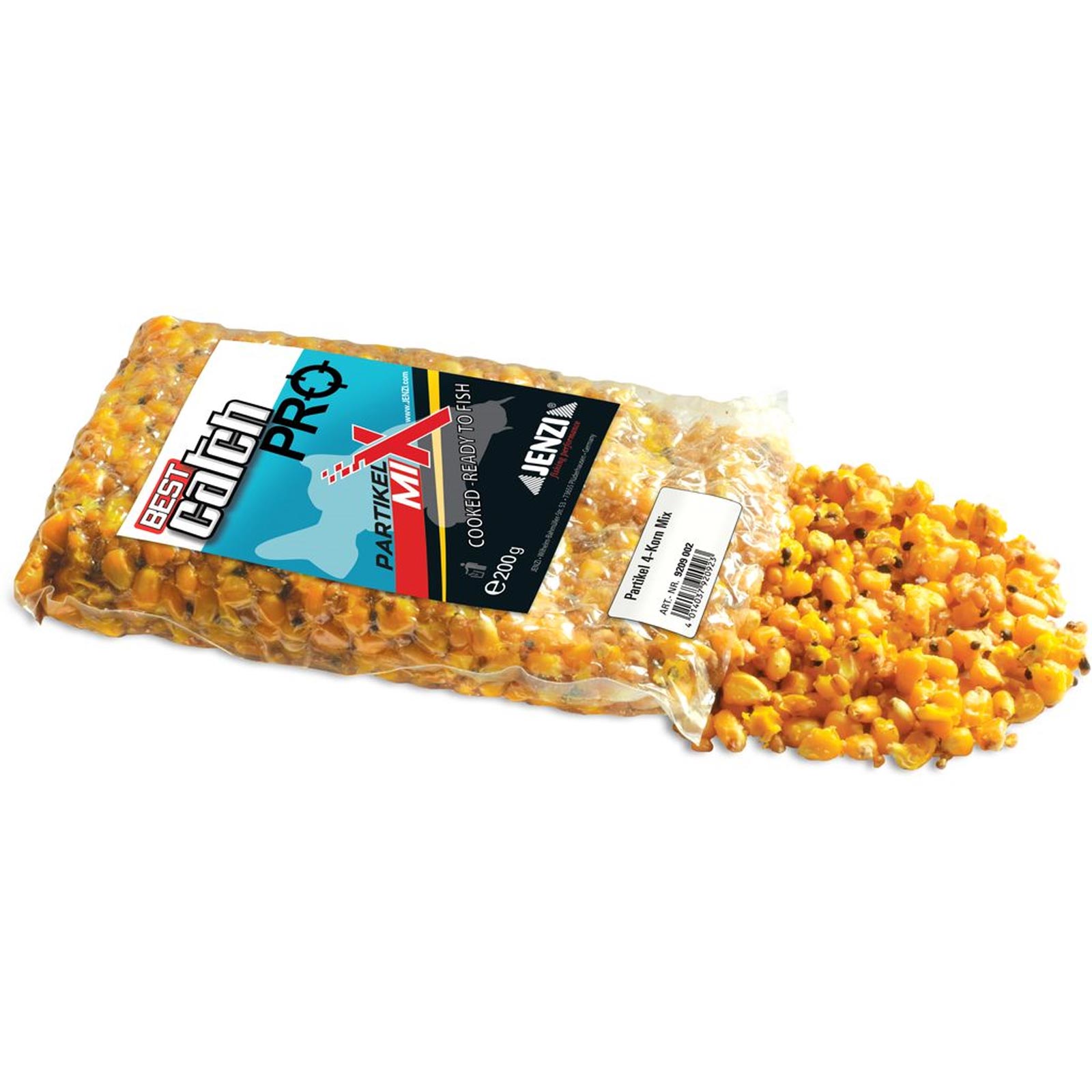 Jenzi Ready-to-Fish Partikel 4-Korn-Mix 800g 