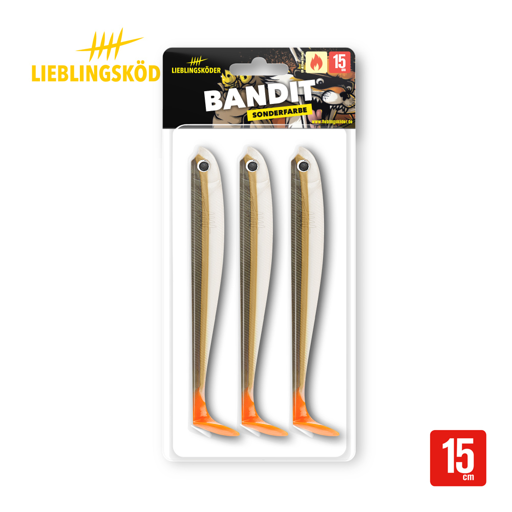 Lieblingsköder 15,0cm Bandit Gummifisch Verpackung