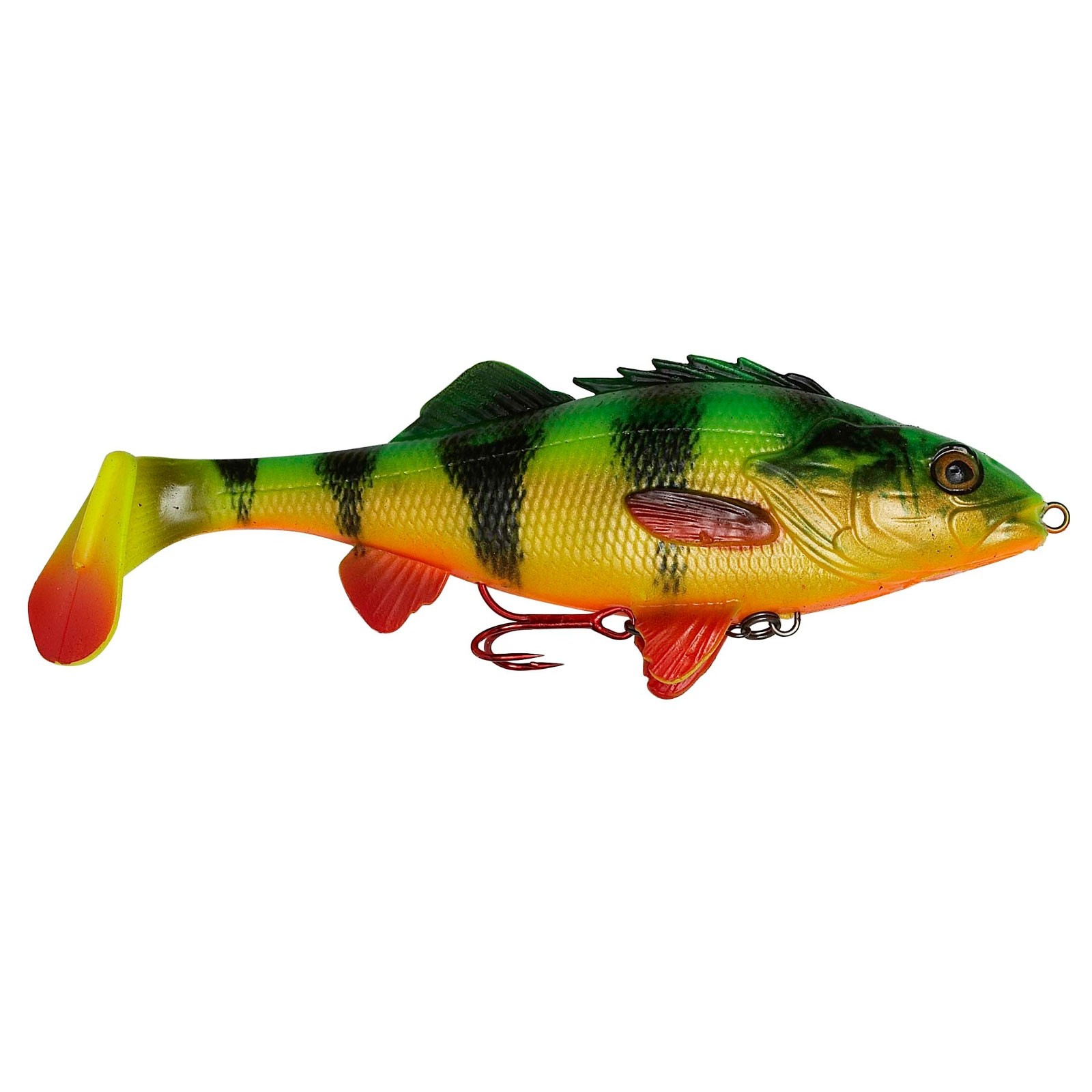 Savage Gear 4D Perch Shad SS Firetiger Kunstköder