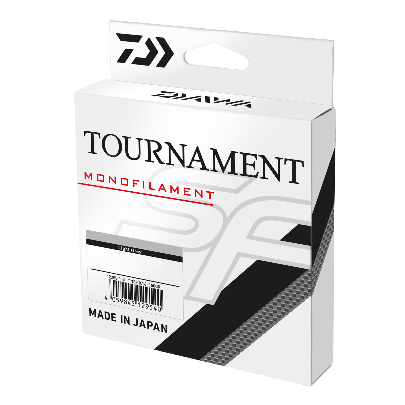 Daiwa Tournament SF Line 300m Grau-Transparent monofile Angelschnur verpackt